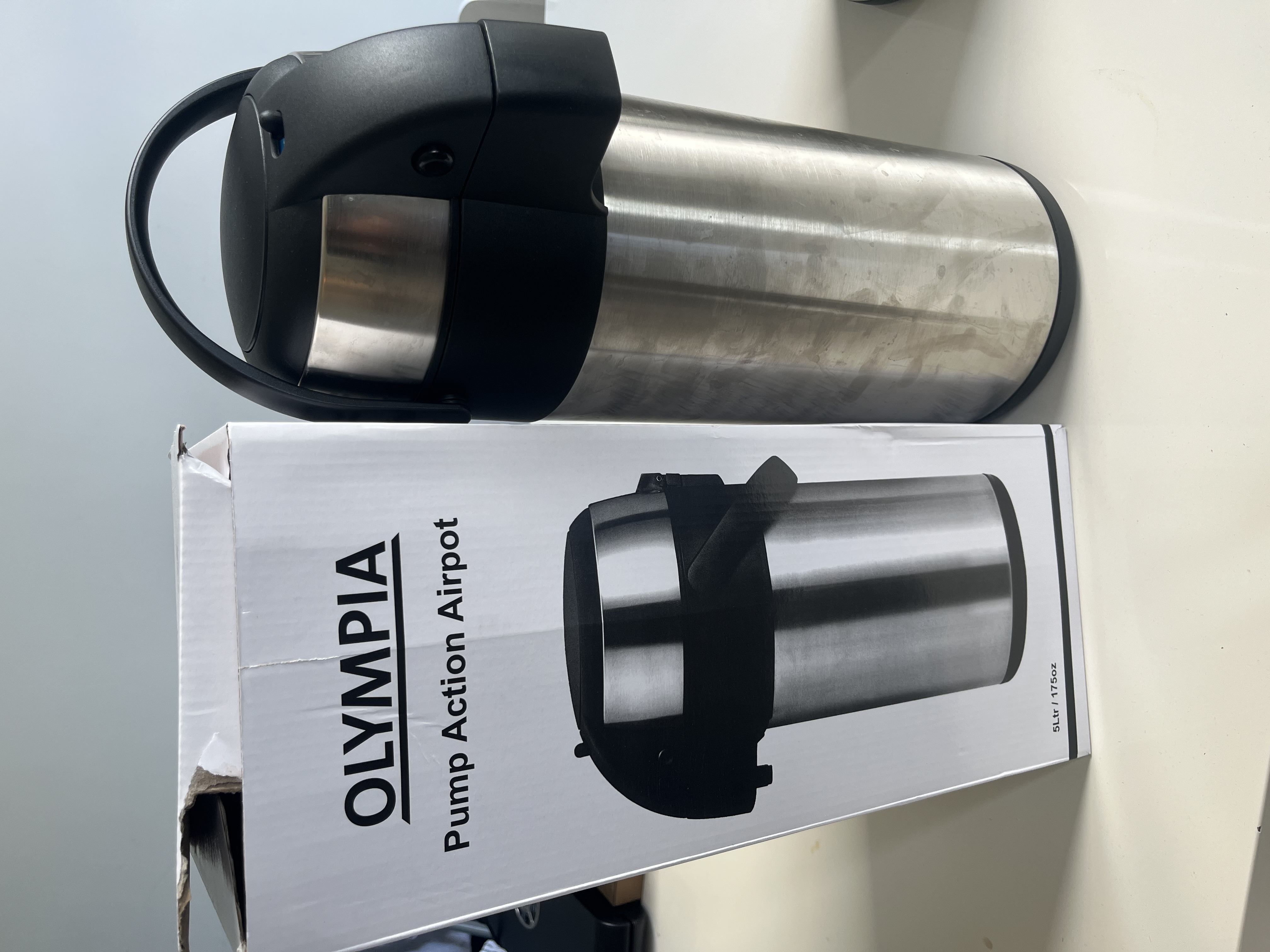 5l olympia pump action airpot - 2 available