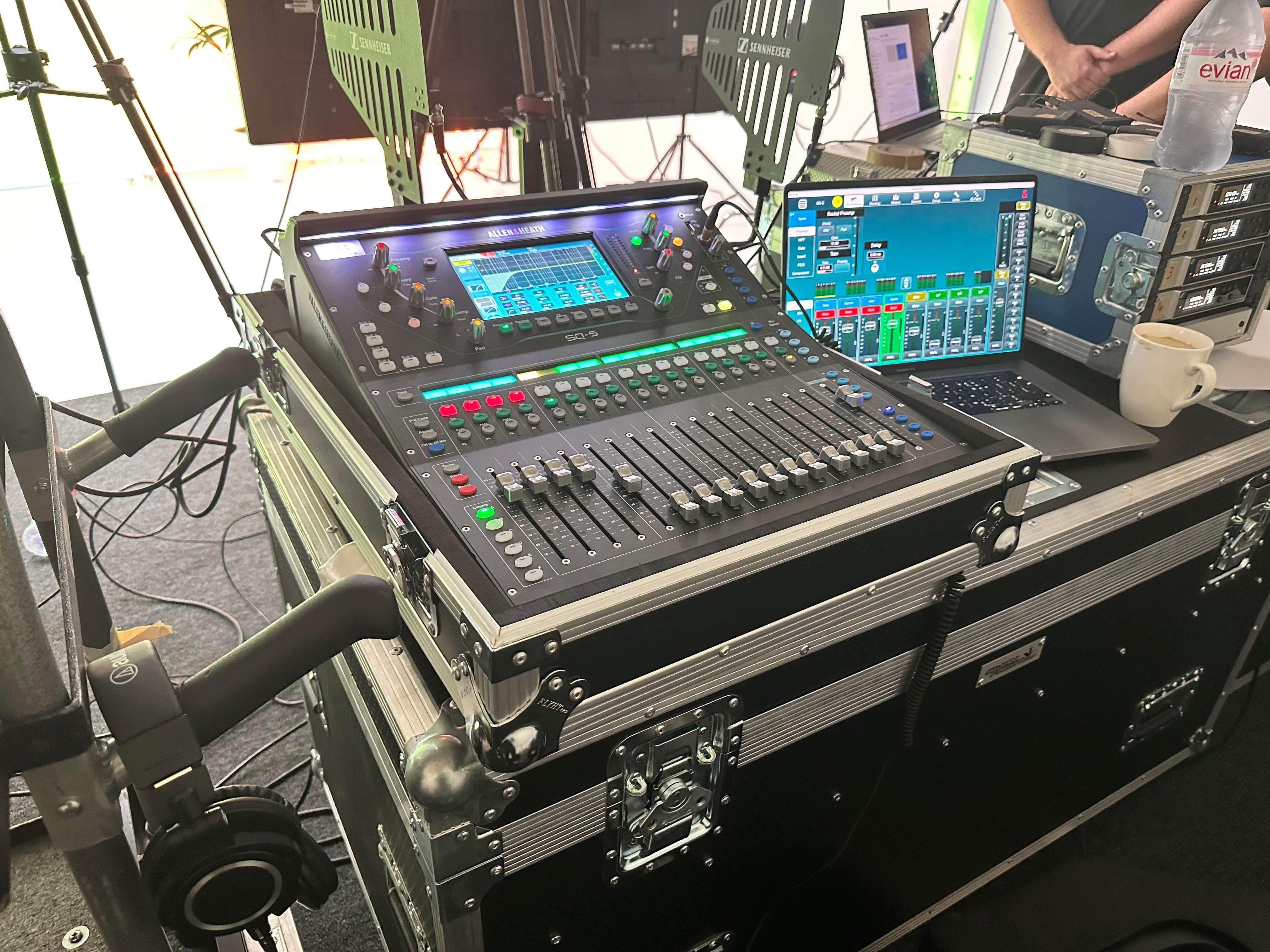 Allen & heath sq5, gx4816 & 75m cat5e cable