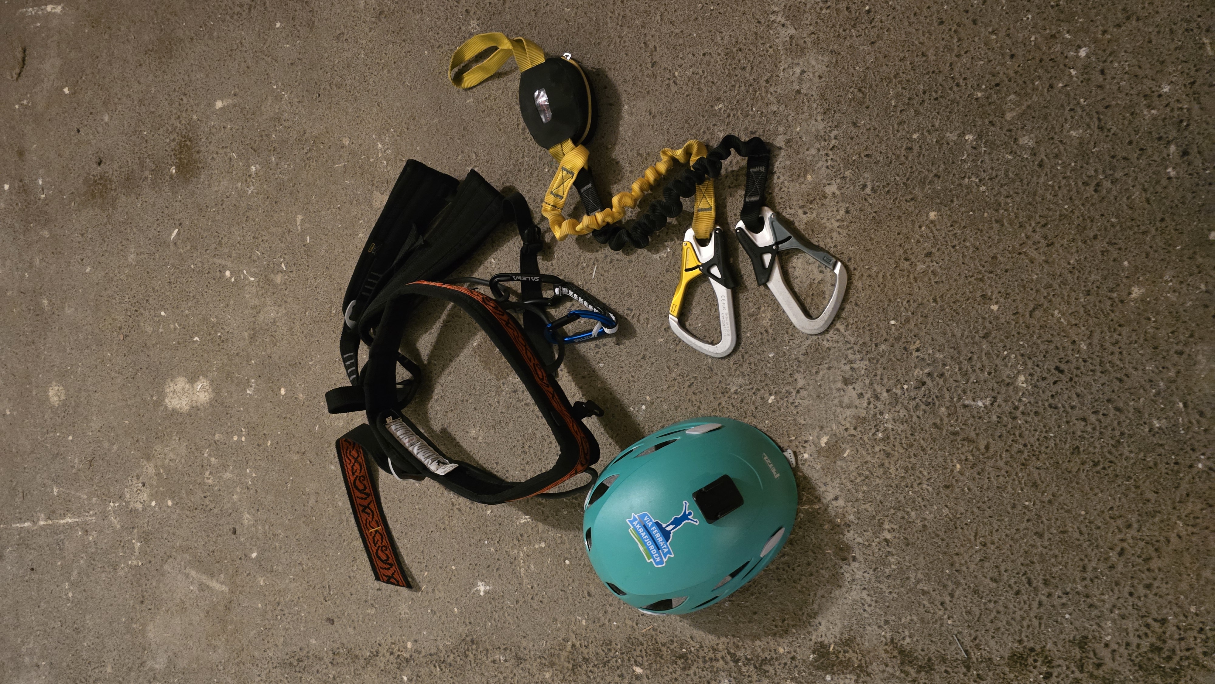 Via ferrata-utstyr 