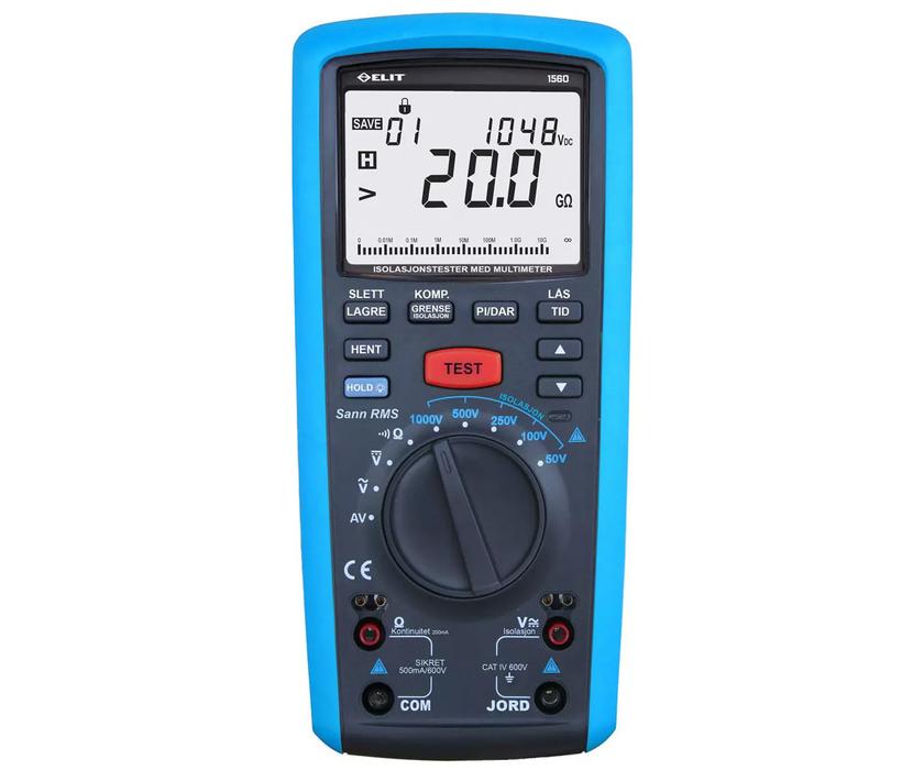Proff isolasjonsmåler / multimeter digitalt