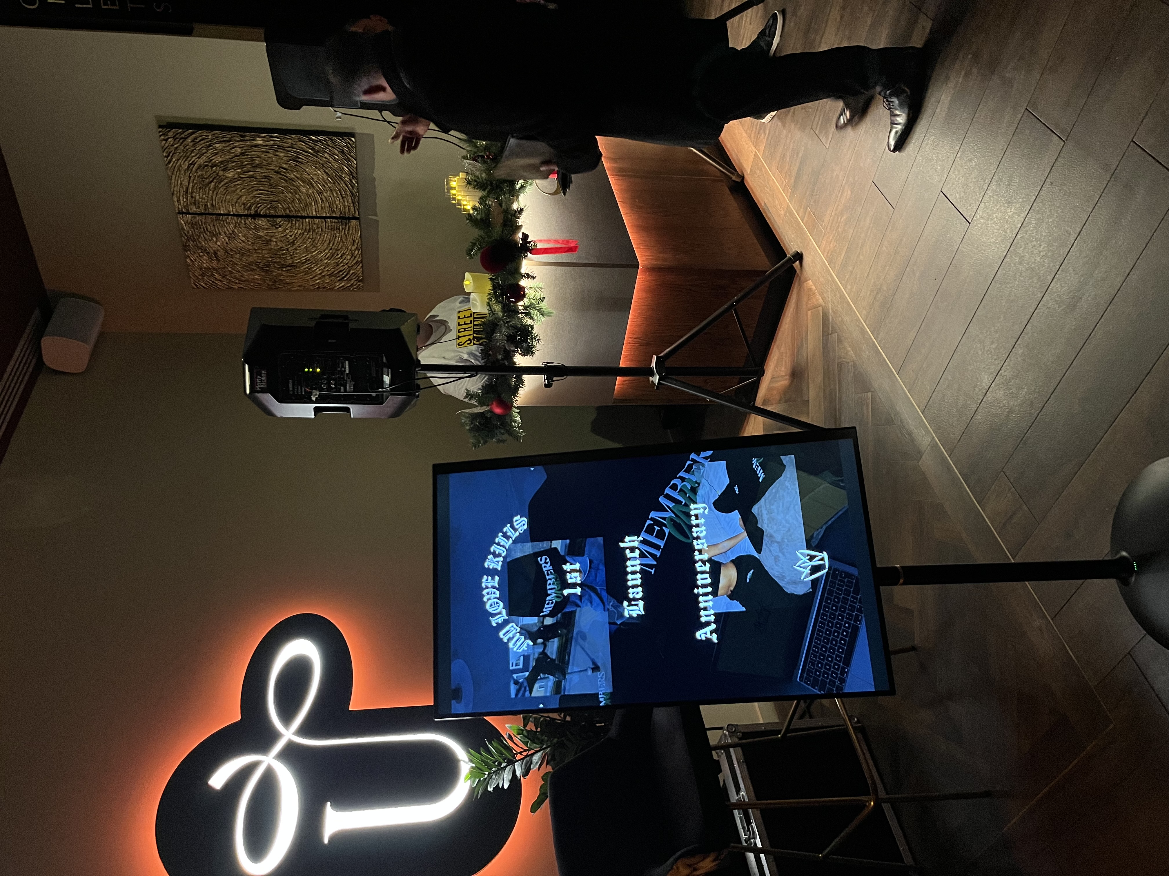 Digital welcome screen 