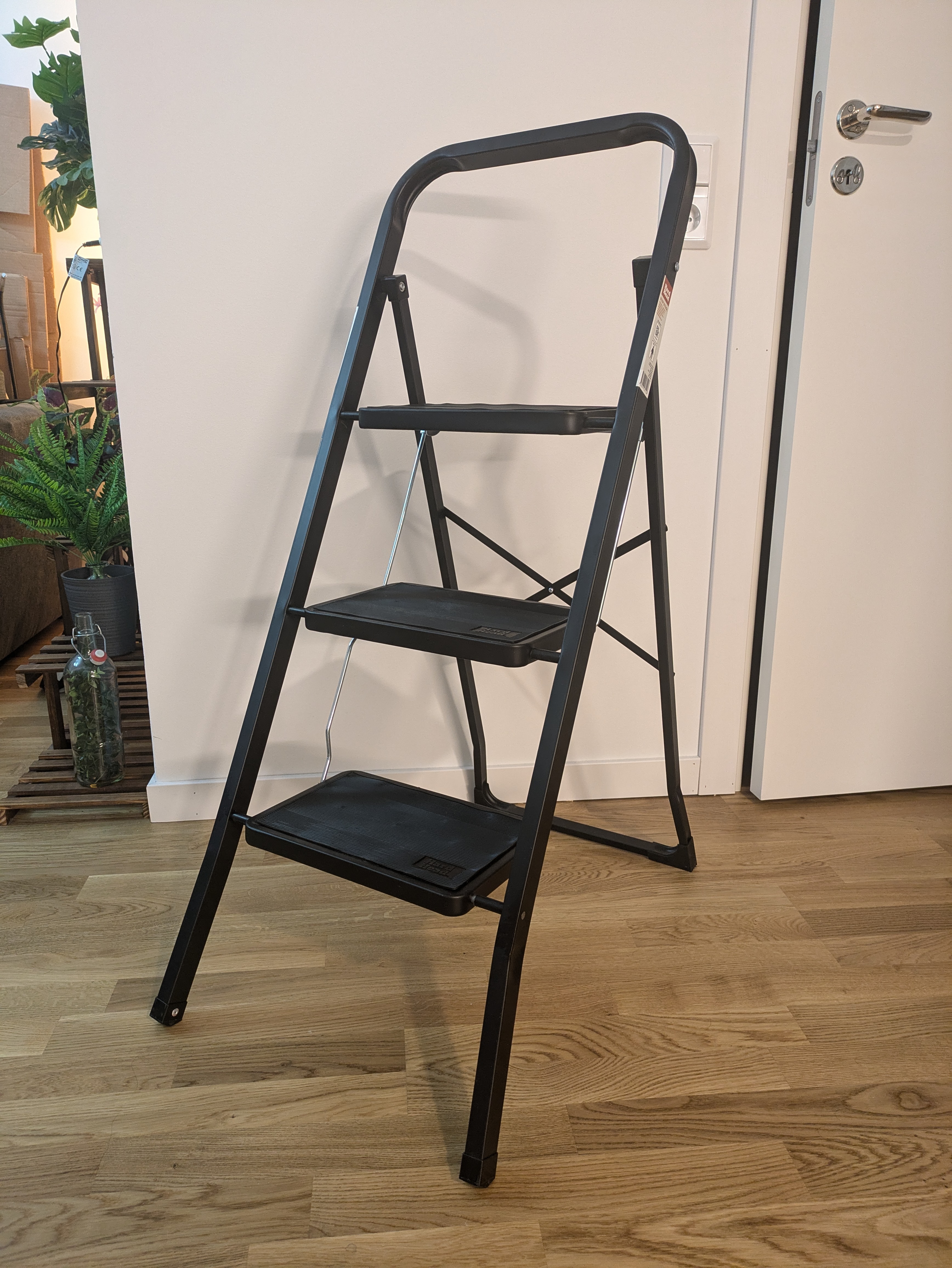 Hopfällbar trappstege