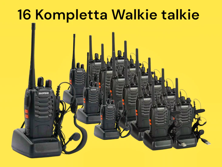 Komradio - walkie talkie 16 stycken
