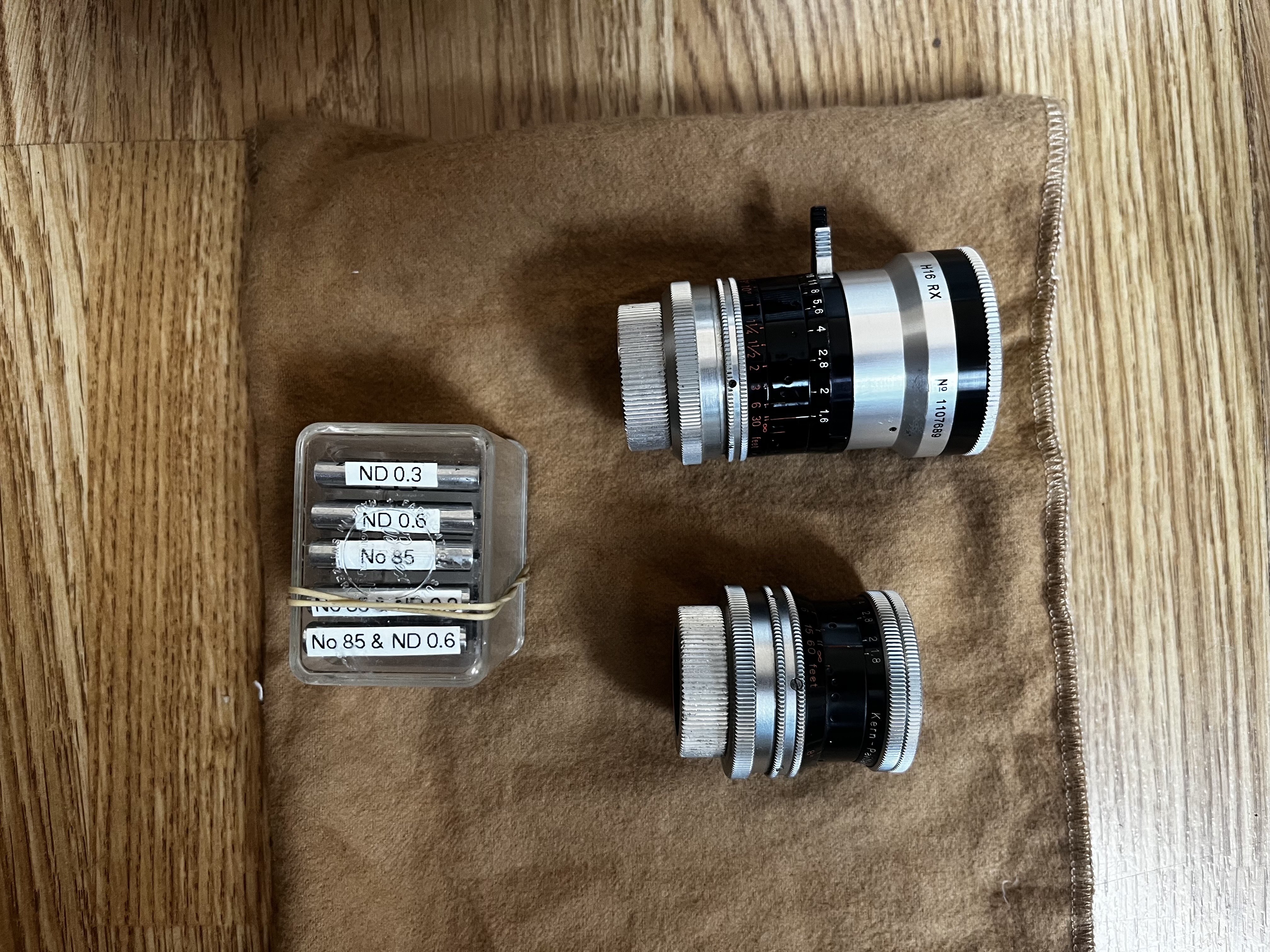 Caméra Bolex H16 REX3 16mm Avec Nikkor 13mm 50mm 75mm - CLA'd - Du Japon