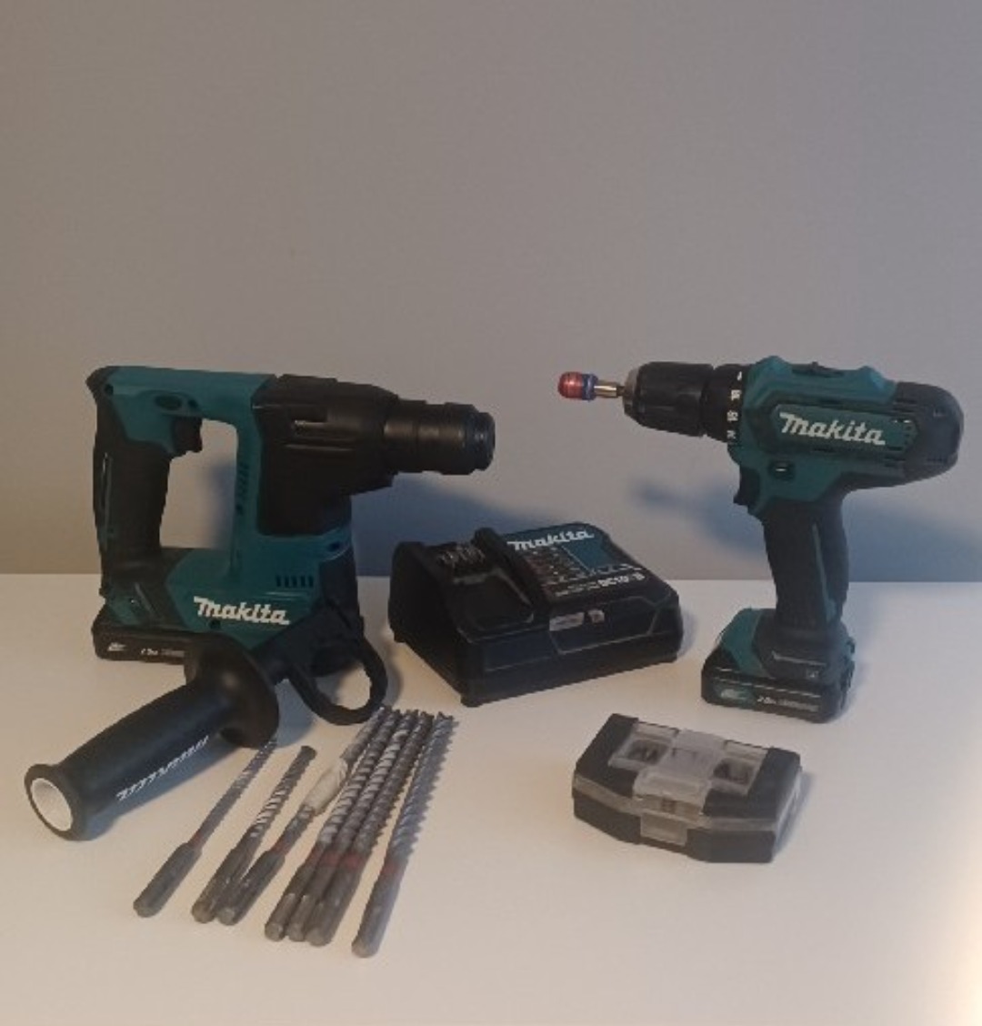 Makita slagdrill og skruv maskin 