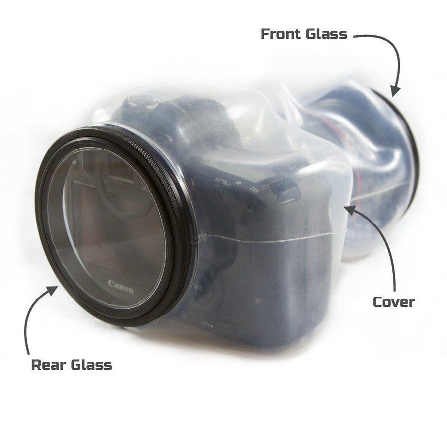 Outex universal dslr/mirrorless underwater camera housing  pro kit