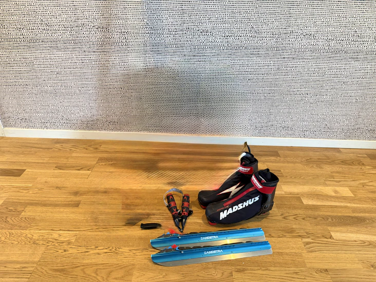 Långfärdsskridsko & pjäxa stl 43/44!