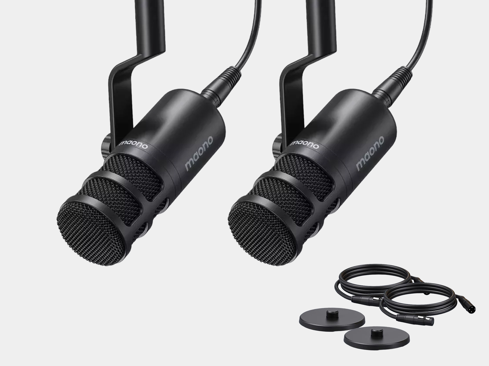 2x maono pd100 dynamic microphone set