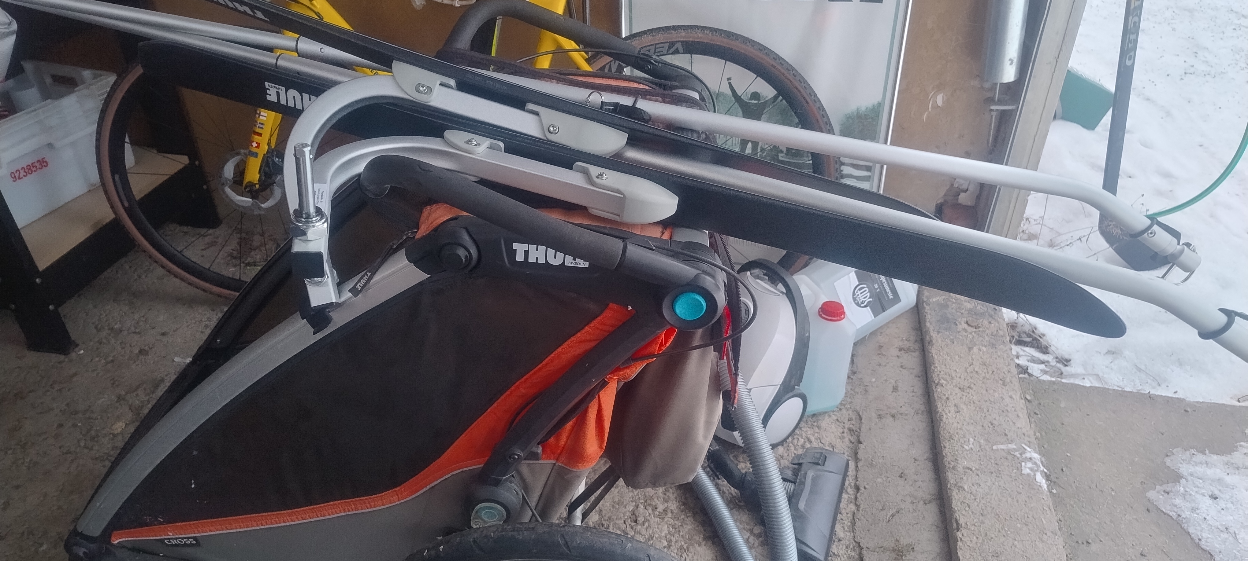 Thule hiihtosetti pyöräkärry/ahkio