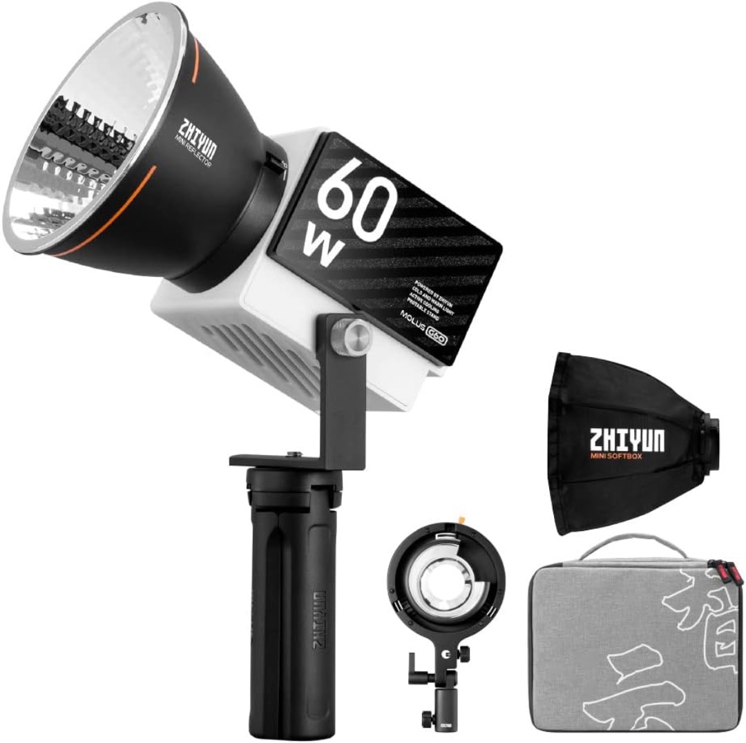 Zhiyun molus g60 med softbox och fäste