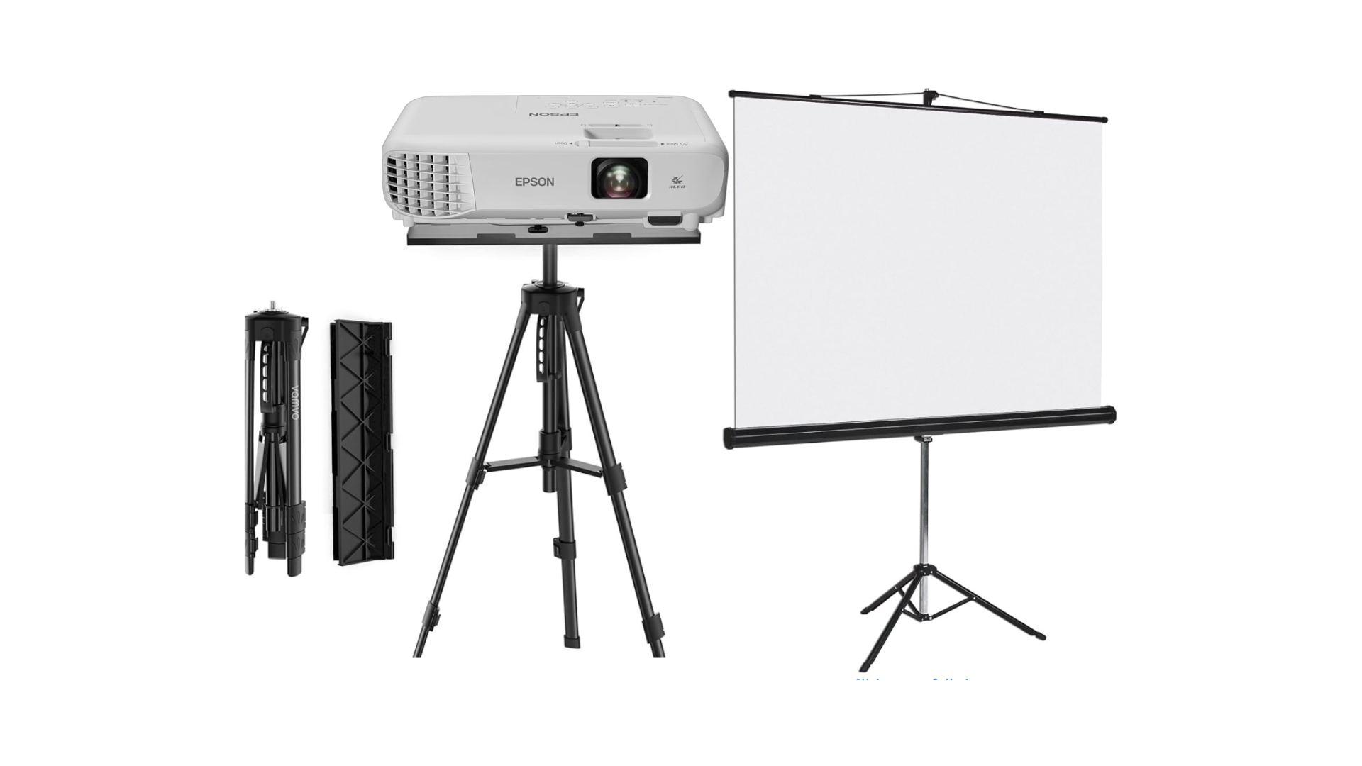 📽️🎬 complete projector bundle rental (projector + screen + stand) 🎬📽️