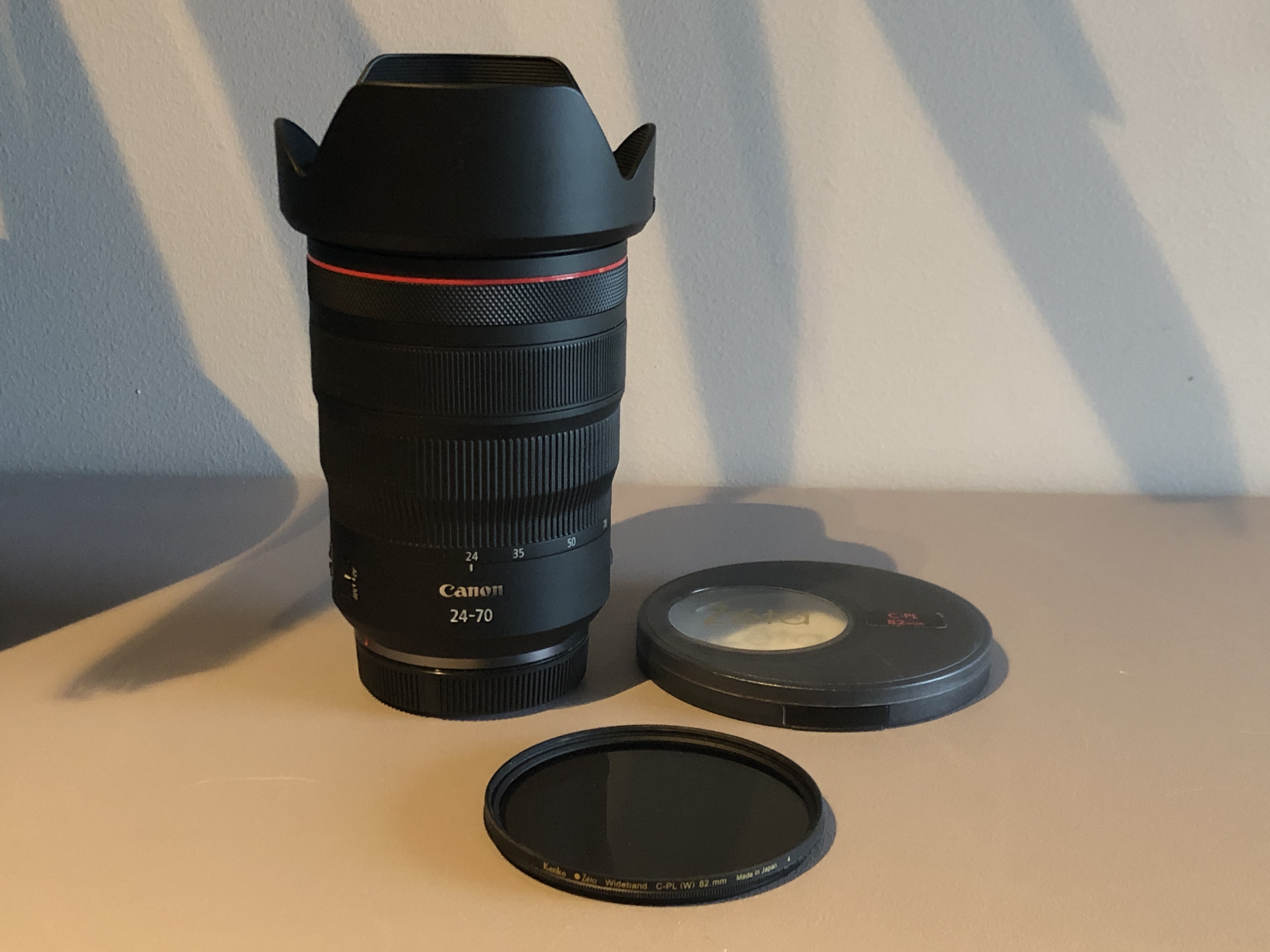 Canon rf 24-70mm f2.8 l is usm m/polariseringsfilter