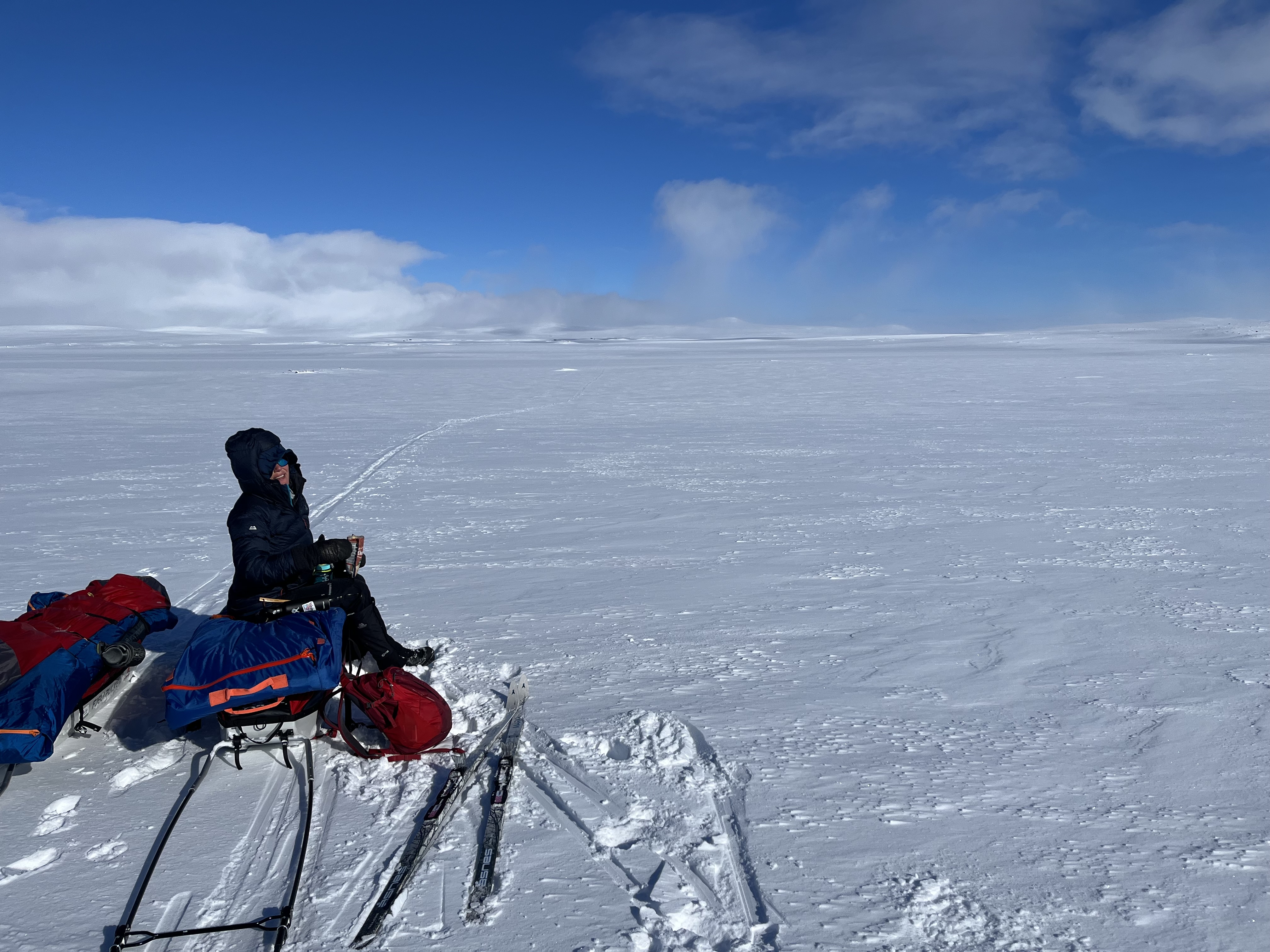 Fjellpulken  xcountry 144 cm