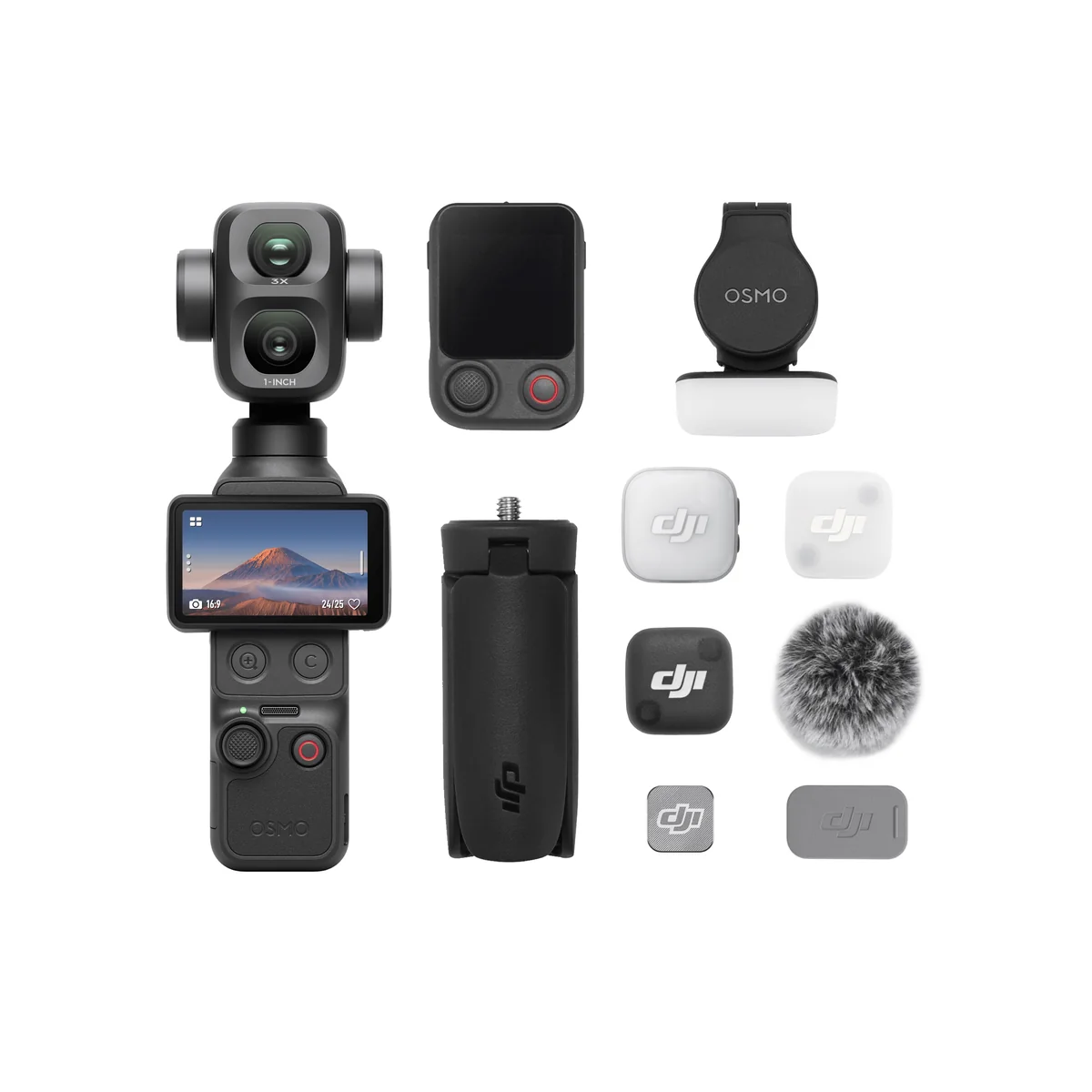 Dji osmo pocket 4p handheld gimbal camera (vlog combo)