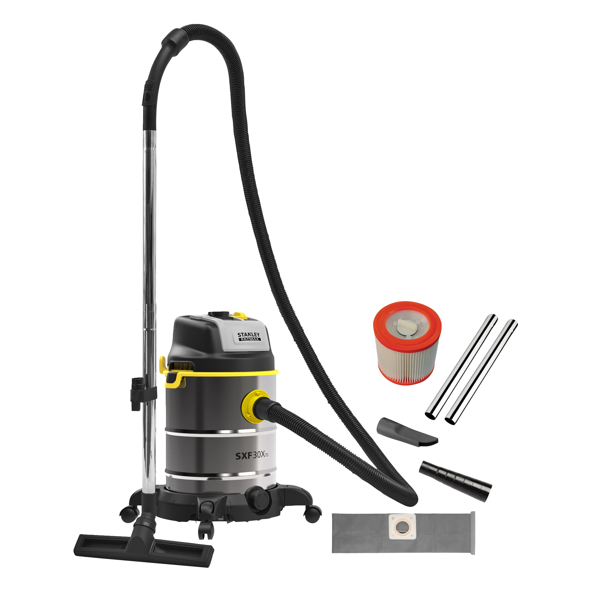 Grovdammsugare stanley 30l/1600w
