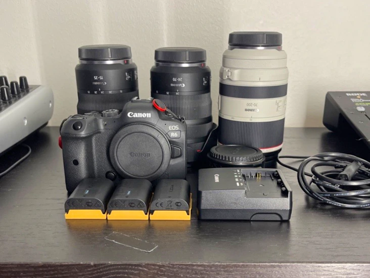 Canon r6 mkii + rf f/2.8 zoom -linssi