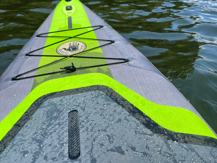 Inflatable paddle board