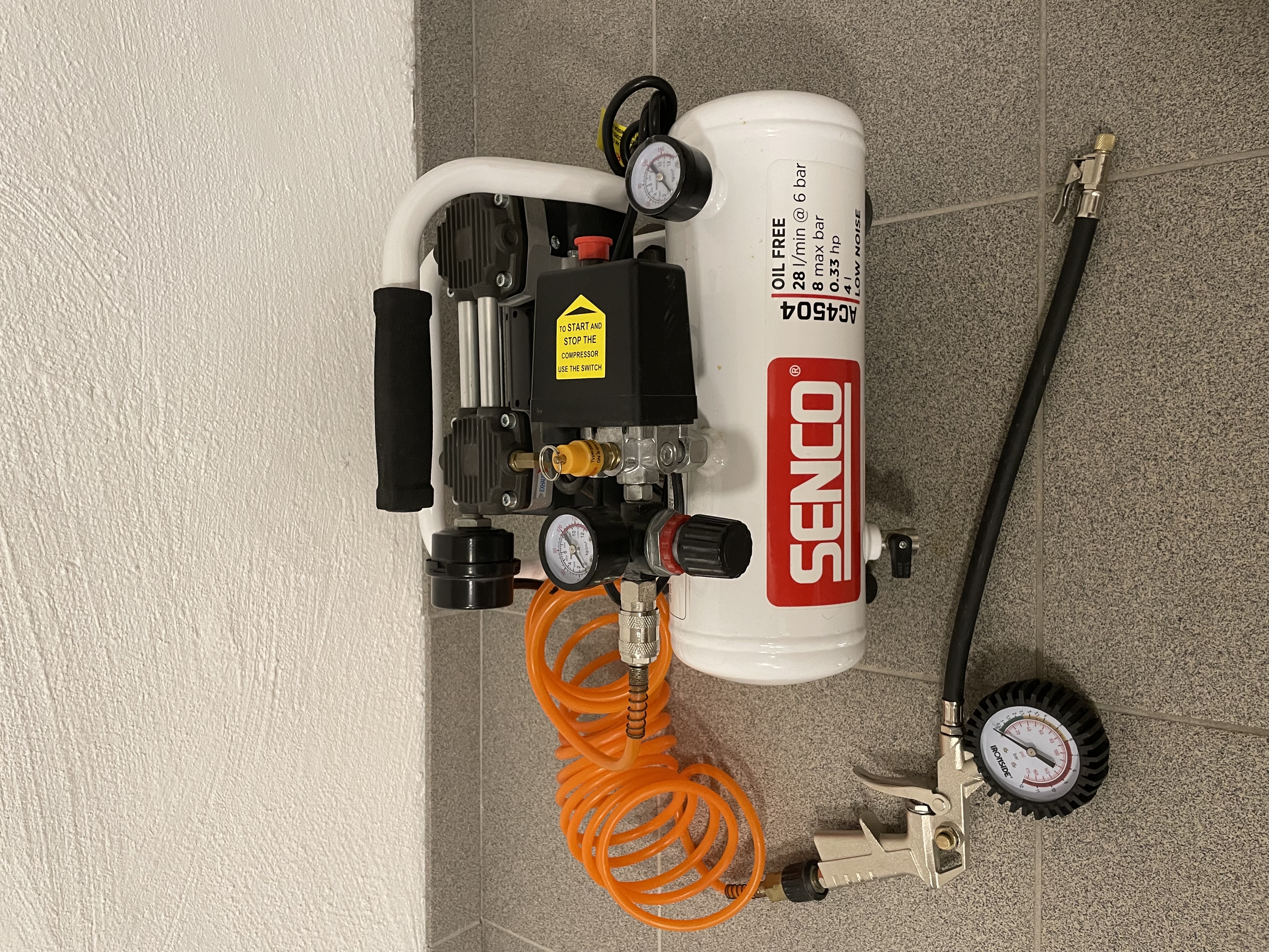 Senco ac4504 liten kompressor 