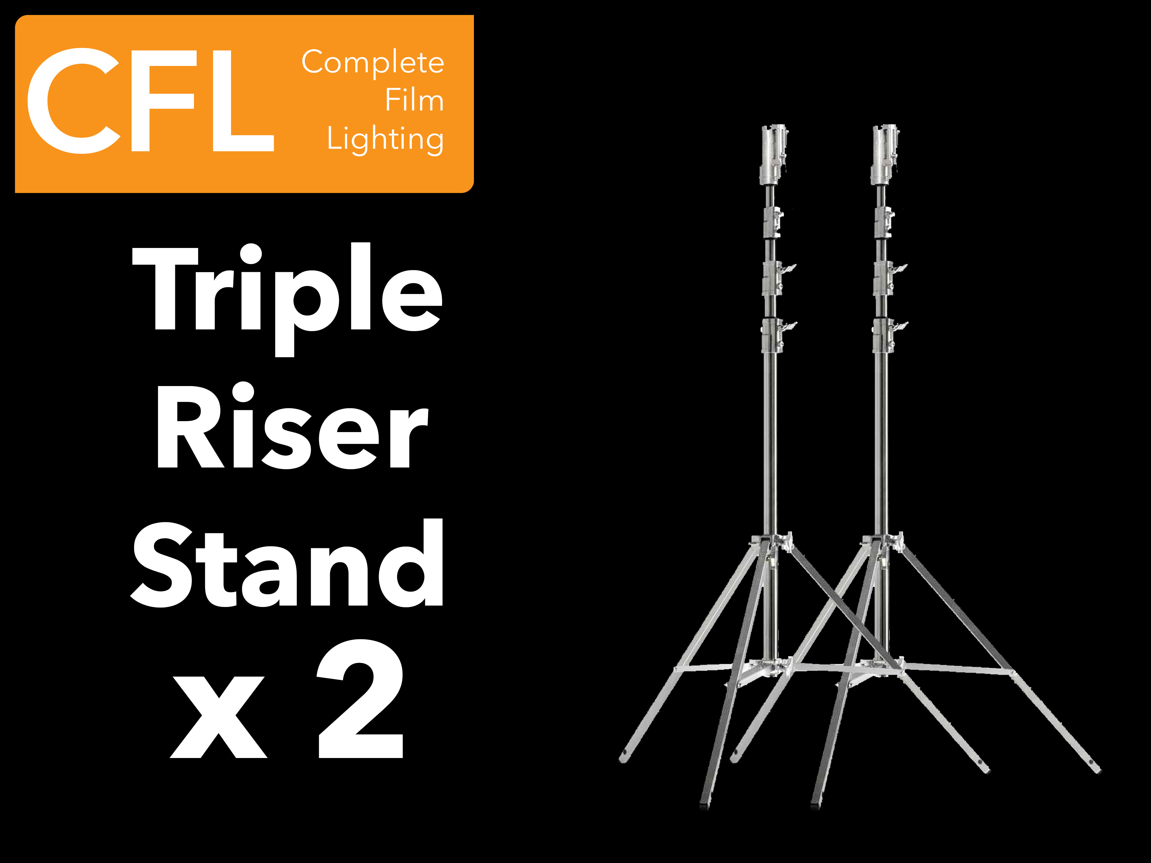 Triple riser stand x 2