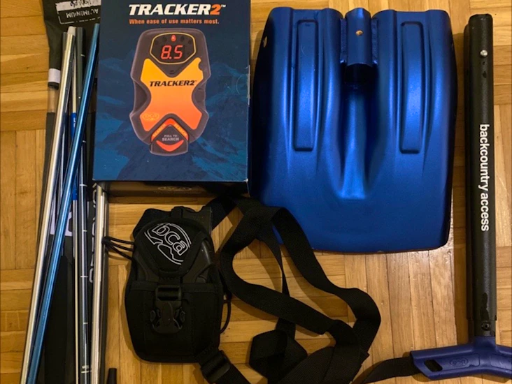 Lumiturvallisuussetti ortovox sondi + bca piippari + bca lapio