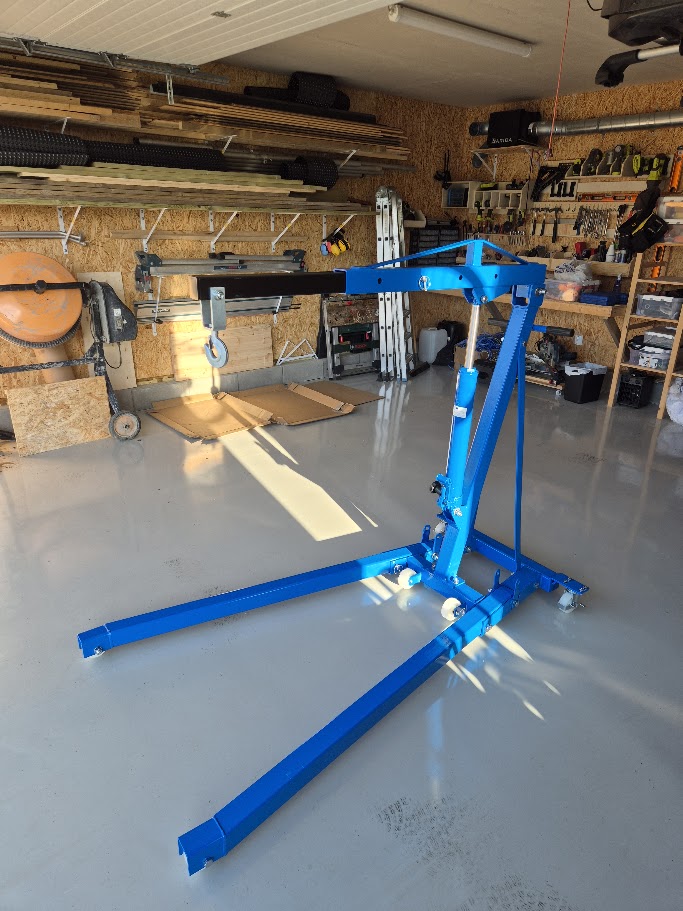 Motorkran / verkstedkran 2000 kg