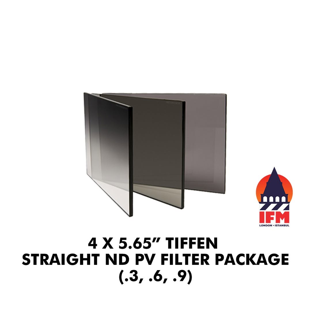 4 x 5.65" tiffen straight nd pv filter package (.3 .6 .9) 
