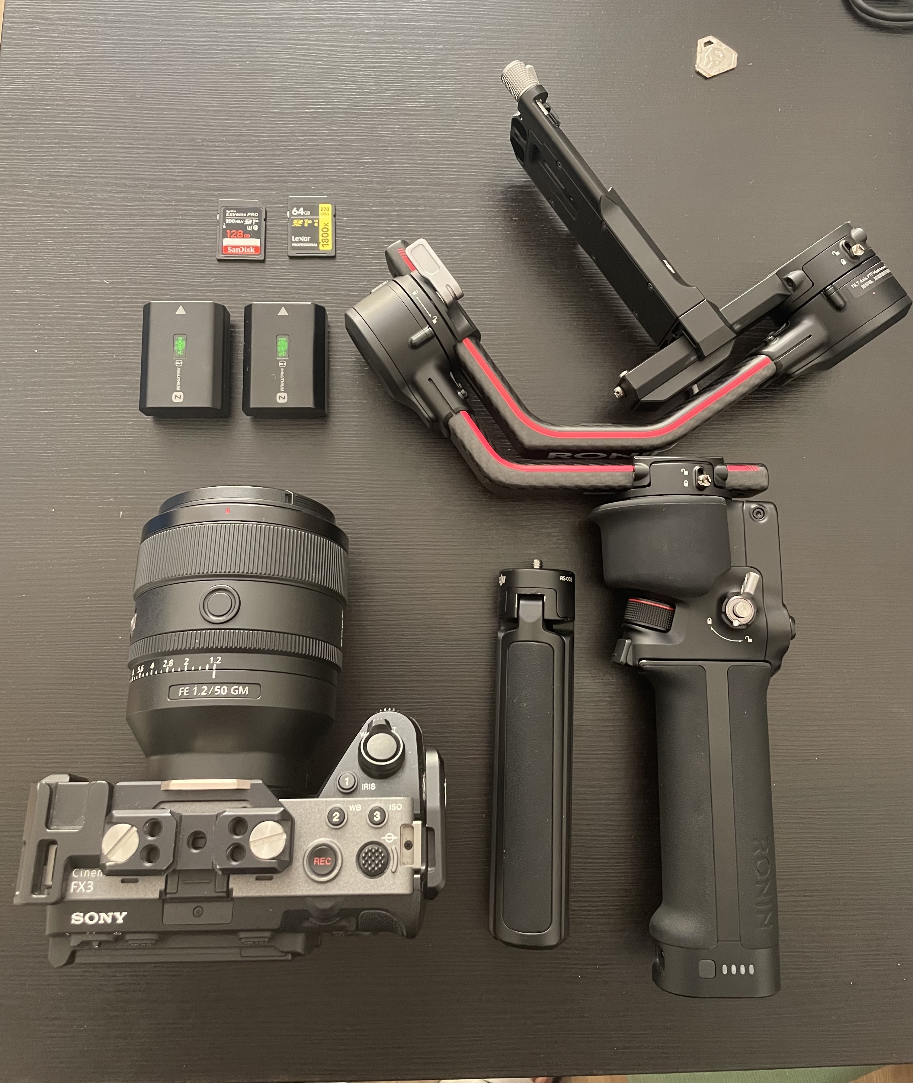 Sony fx3 gimbal bundle + (50mm f1.2 gm lens)