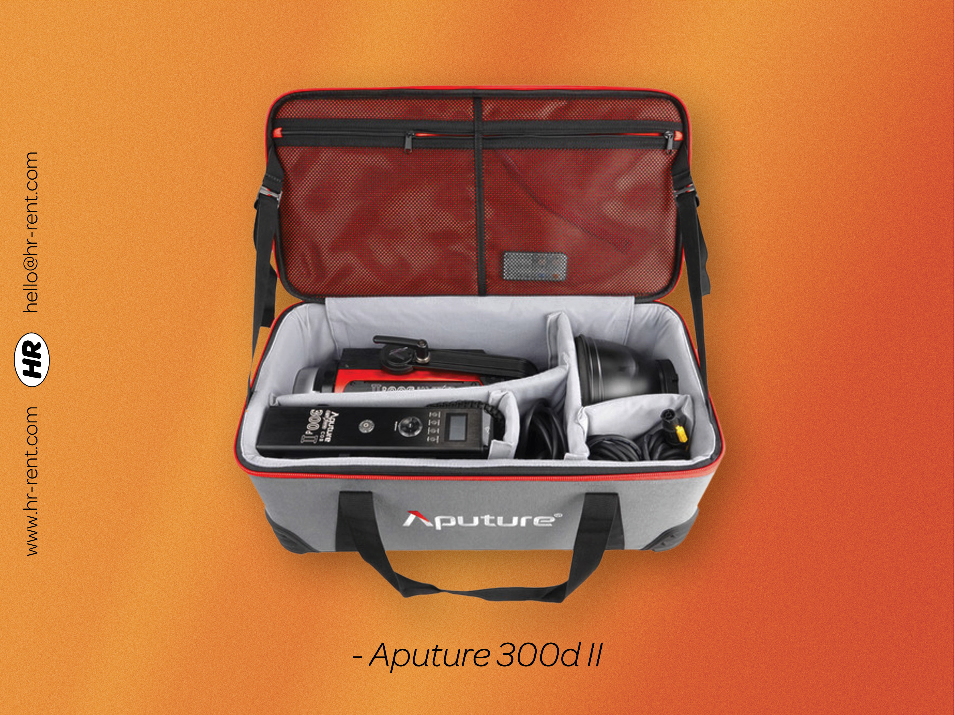 Rent Aputure 600d Pro + Aputure 300d II + Softboxes + Fresnels +