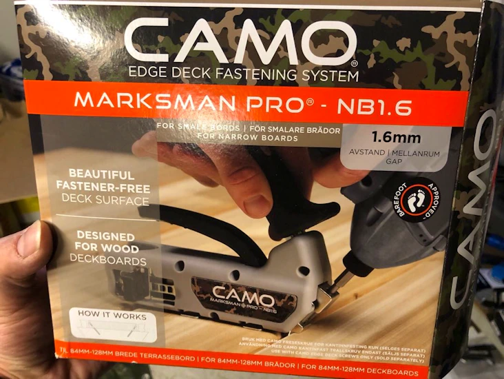 Camo nb pro 1.6 for 84-128mm terassebord