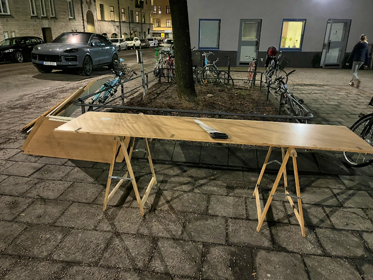 2st arbetsbockar 75x75cm