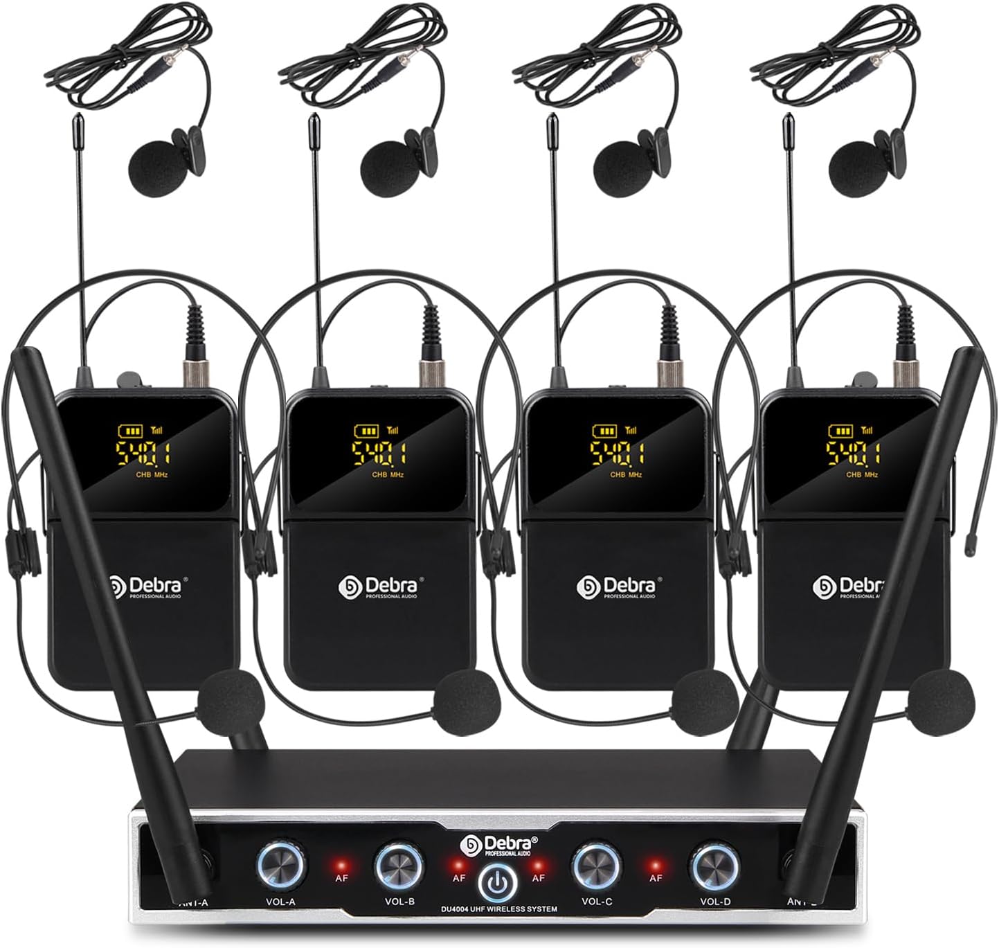 4x headset mics