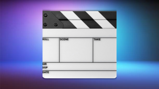 Filmsticks custom clapperboard