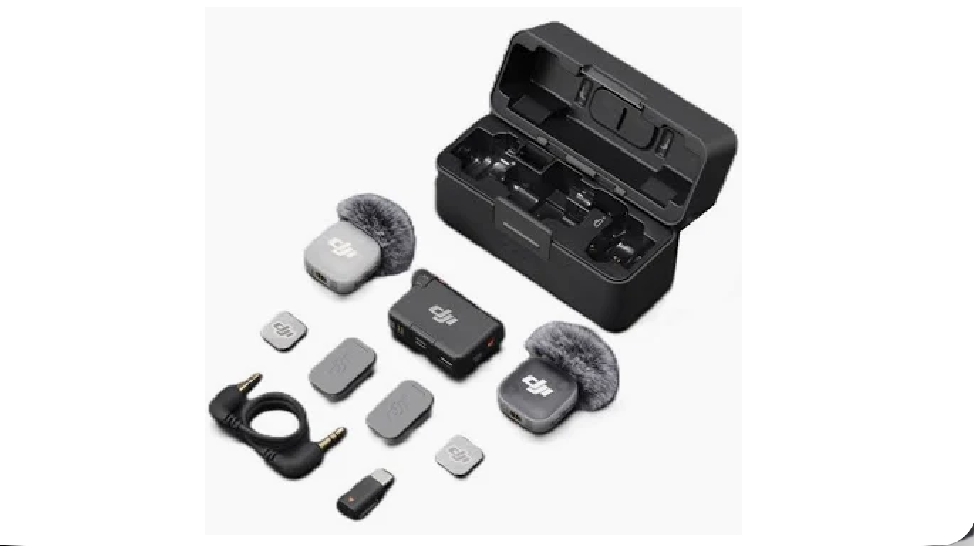 Dji mic mini 2 wireless microphone kit – 2 tx + 1 rx