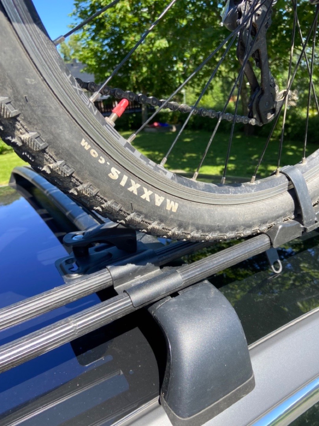 2 stk thule sykkelstativ