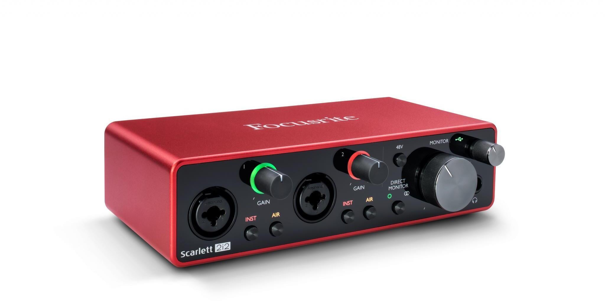 Focusrite scarlett 2i2 (3rd gen) usb-äänikortti