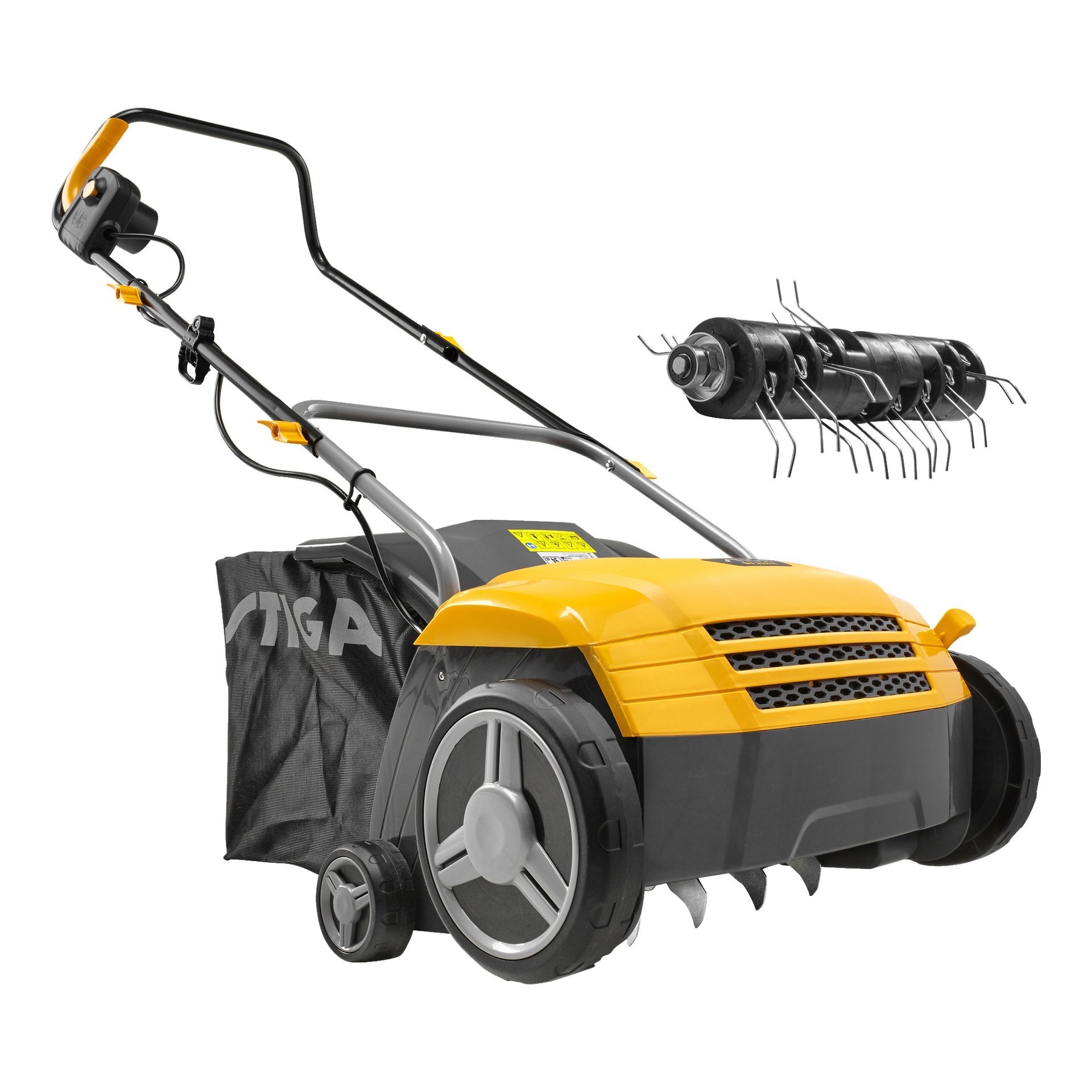 Plenlufter,vertikalskjærer og mosefjerner