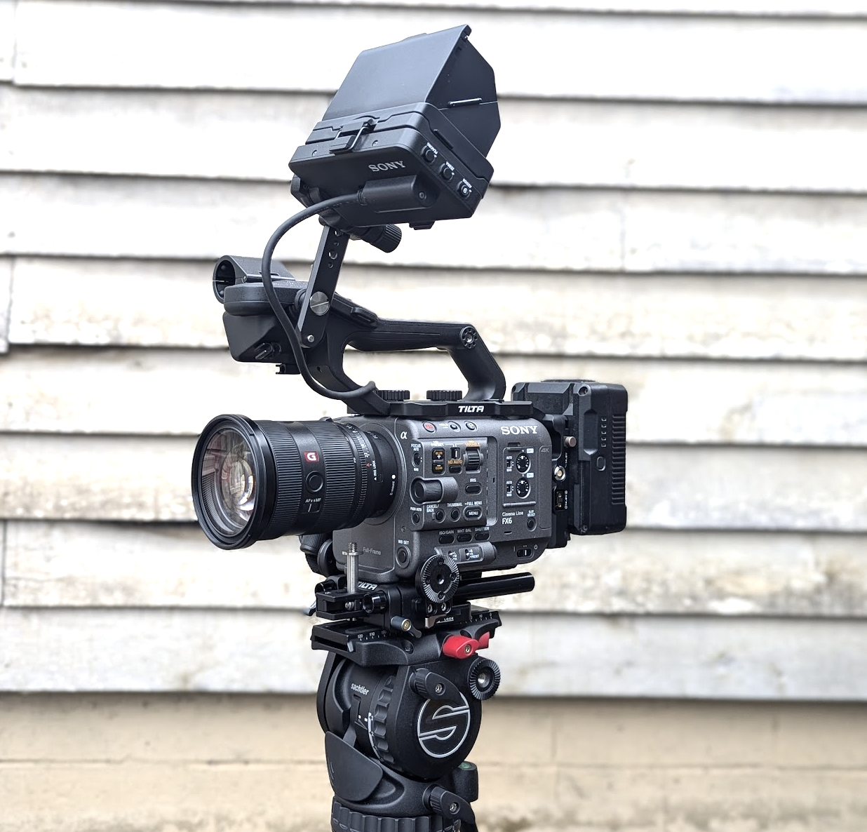 Sony fx6 cinema kit + 24-70mm gm ii + flowtech tripod