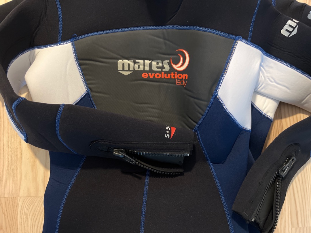 Mares, våtdräkt, 5+5 mm, set, strlk 3
