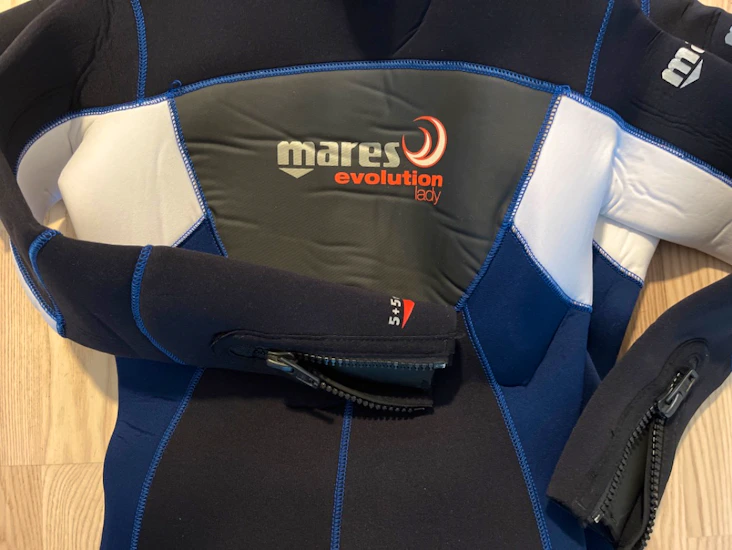 Mares, våtdräkt, 5+5 mm, set, strlk 3