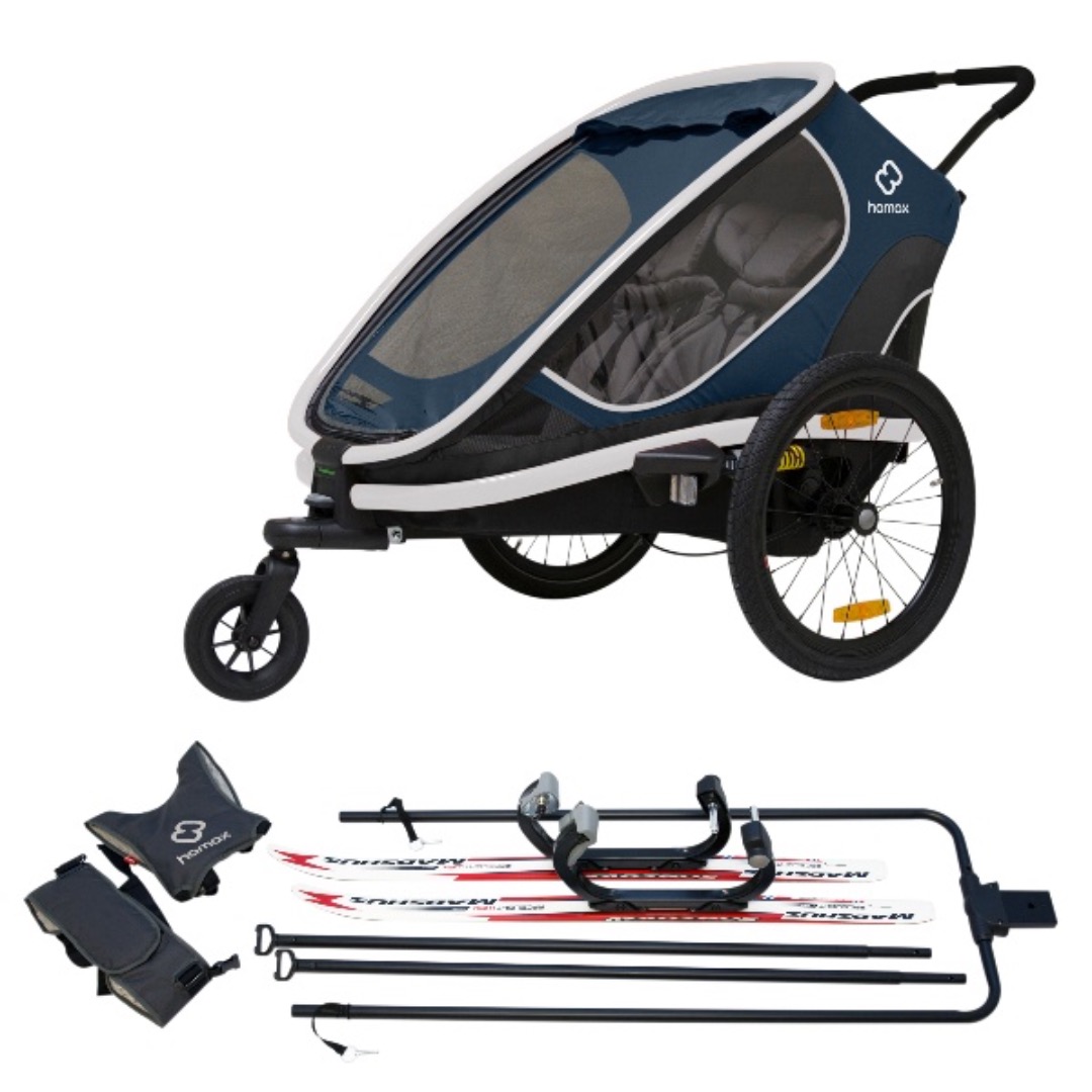 Hamax outback 2 med skisett