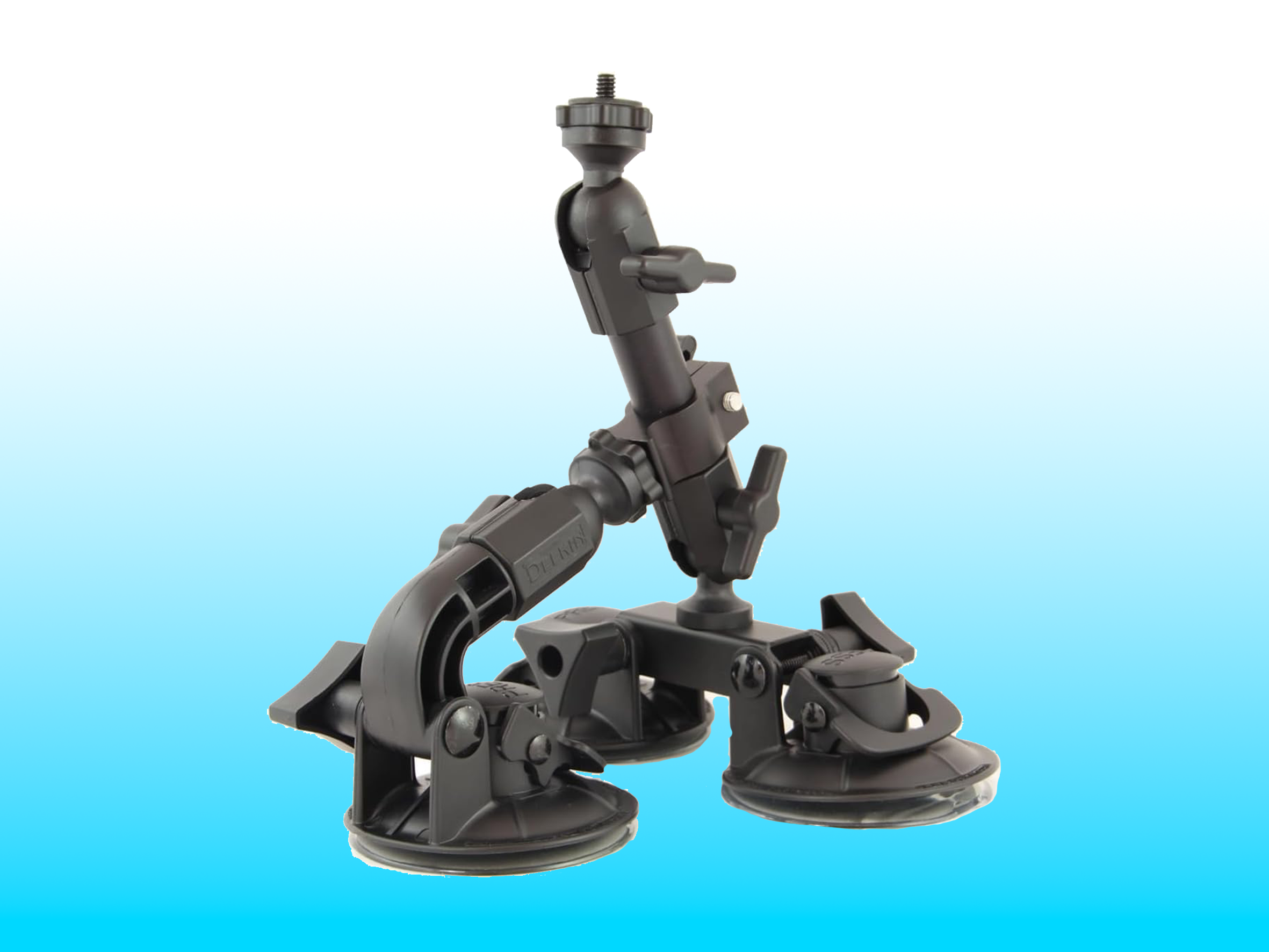Delkin fat gecko triple mount - car mount