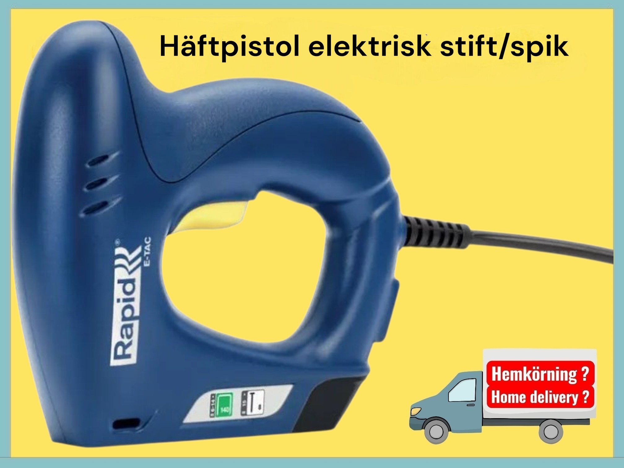 Elektrisk häftpistol rapid