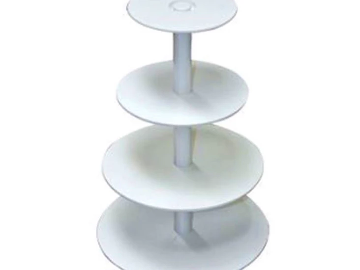Tårtställning uppläggningsfat 4 vån +brudpar