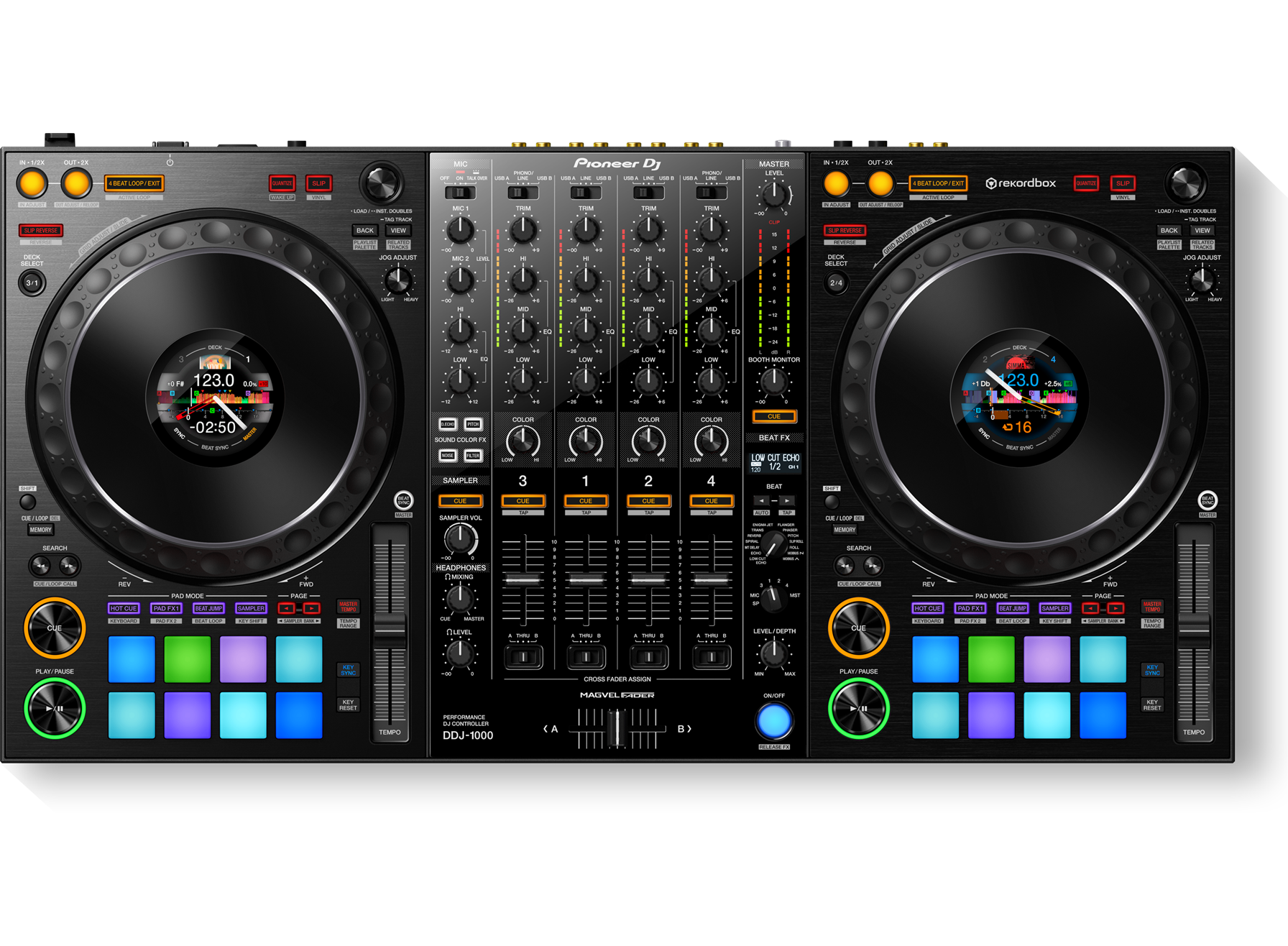 Pioneer ddj-1000 - 4-kanals dj-kontroller