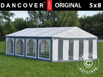 Solid pvc partytelt 5x8 meter