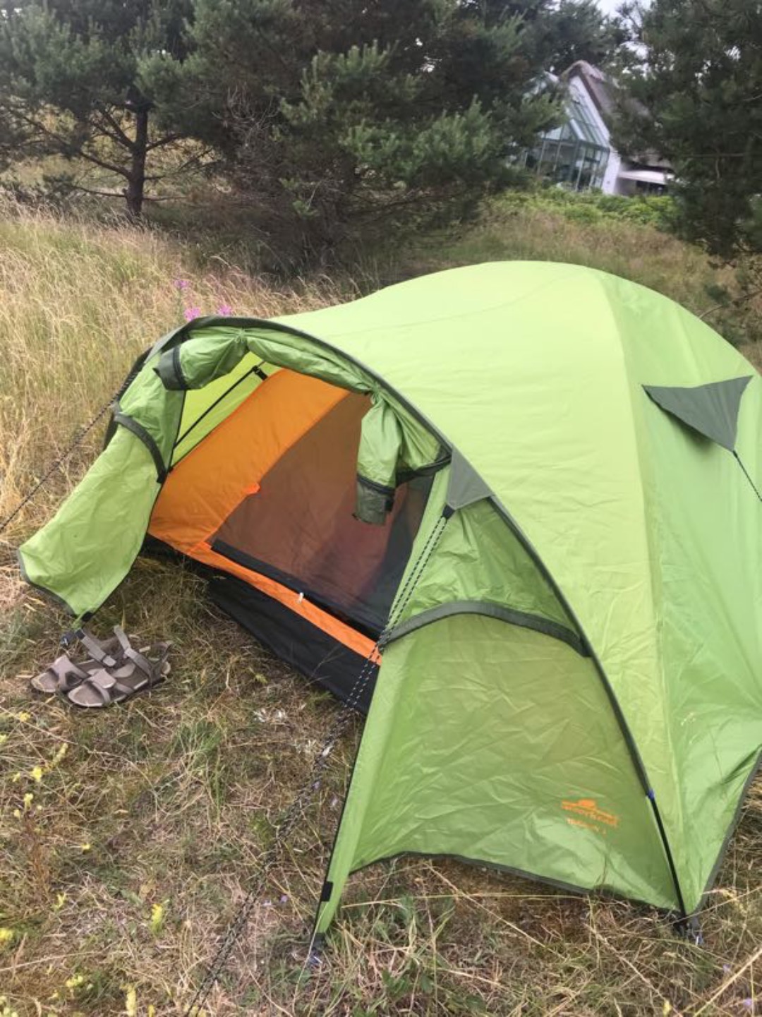 Supersmidigt 3-manna tält