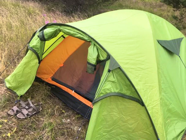 Supersmidigt 3-manna tält