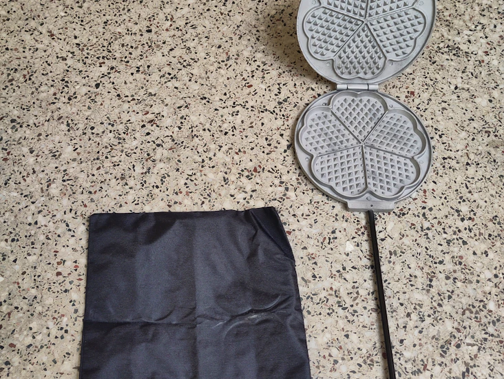 Våffeljärn/mackjärn för öppen eld