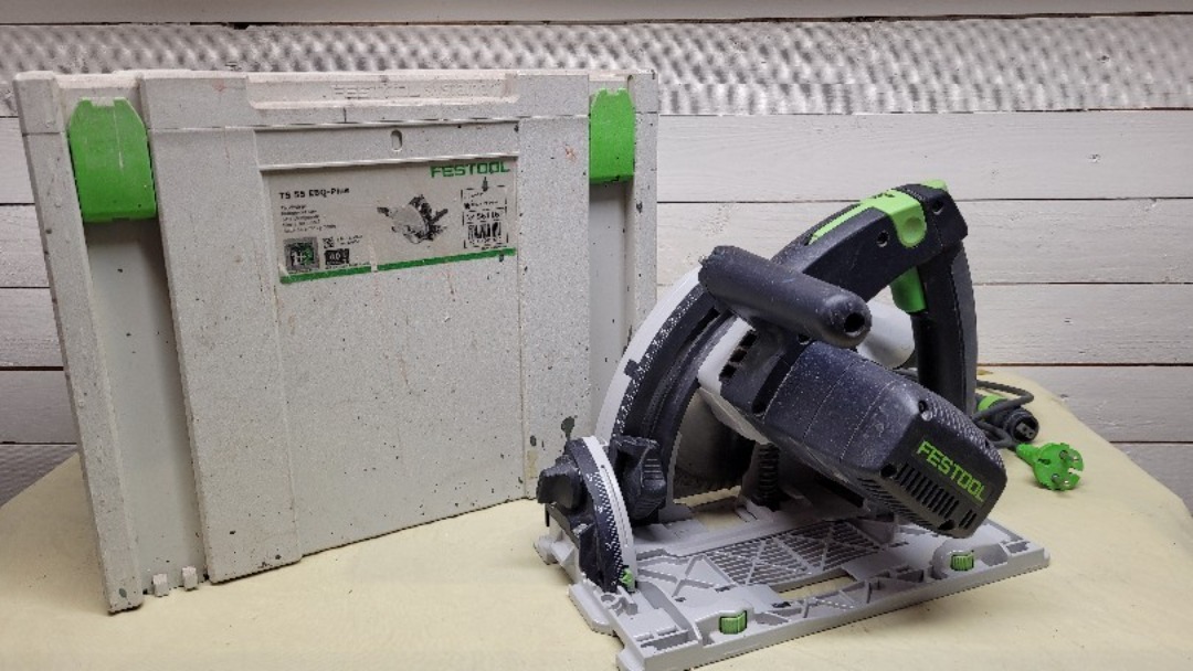 Festool ts 55 ebq sänksåg + 1400mm skena