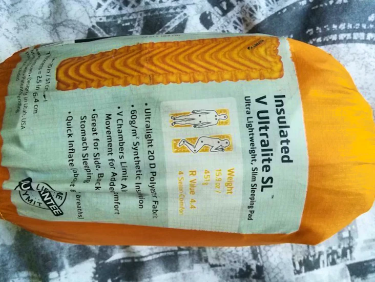 450g ultralight camping mattress - dim folded: 11x20cm